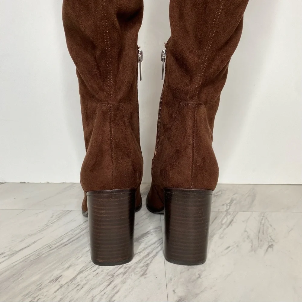 Marc Fisher Onyse Brown Over The Knee Boot 9M